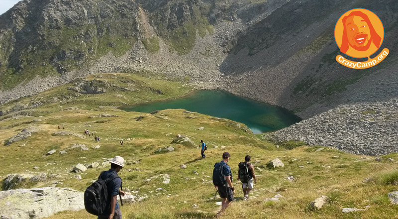 A hike during last year's Crazy Mountain Camp at this same location