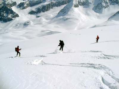 Off-piste Firn: you don't sink. Picture: south-tirol.com
